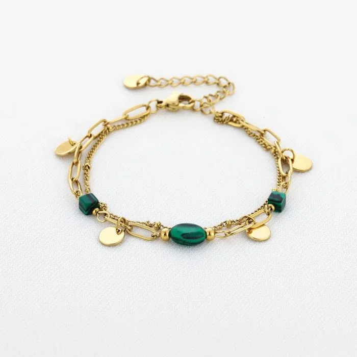 green agathe armband