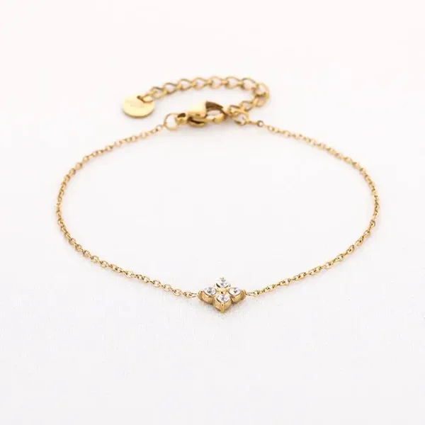 zirkonia klaver armband