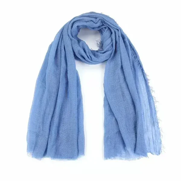 sjaal jeans blauw