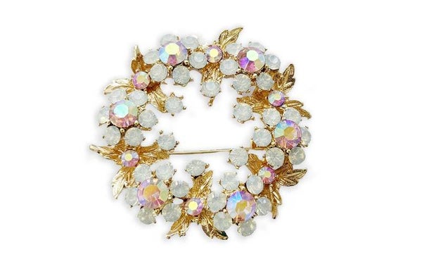garland champagne broche