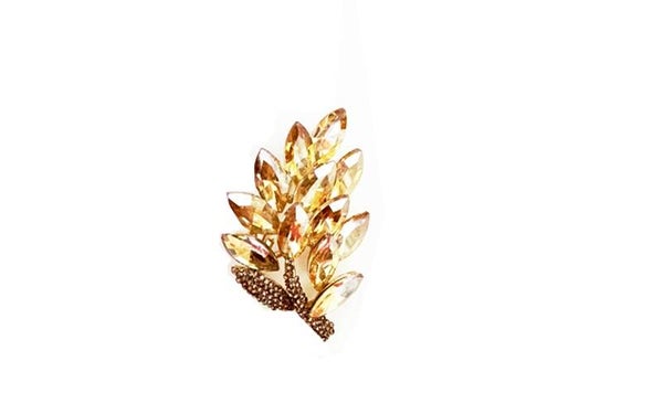 champagne tree broche