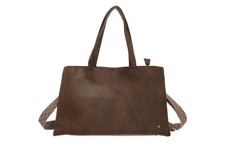 handtas dijon bruin