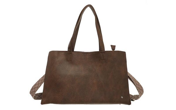 handtas dijon bruin