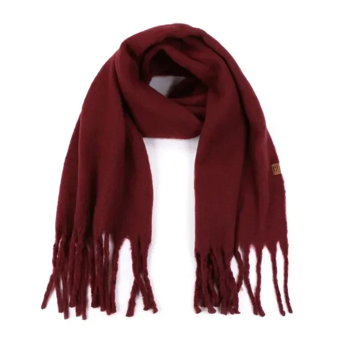 sjaal frost bordeaux