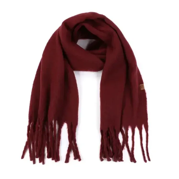 sjaal frost bordeaux
