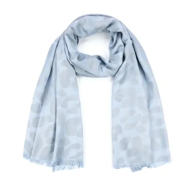 sjaal panter blauw