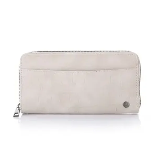 portemonnee croco beige