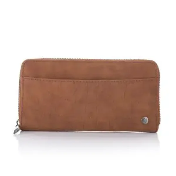 portemonnee croco bruin