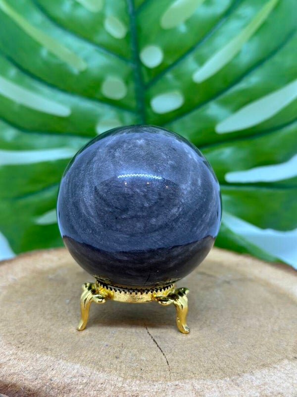 Zilver Obsidiaan sphere