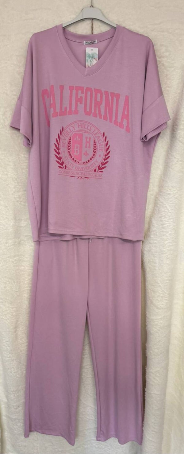 Californië pak  roze