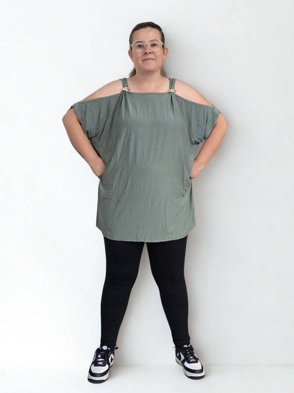 Shirtje touch of gold groen