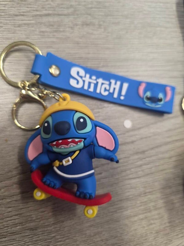 Sleutelhanger stitch skateboard