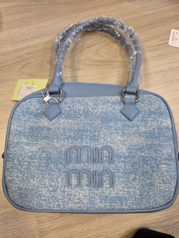 Min min tas jeans blauw