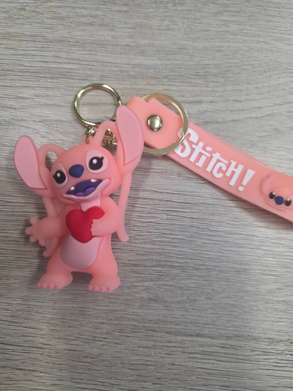 Sleutelhanger stitch hartje