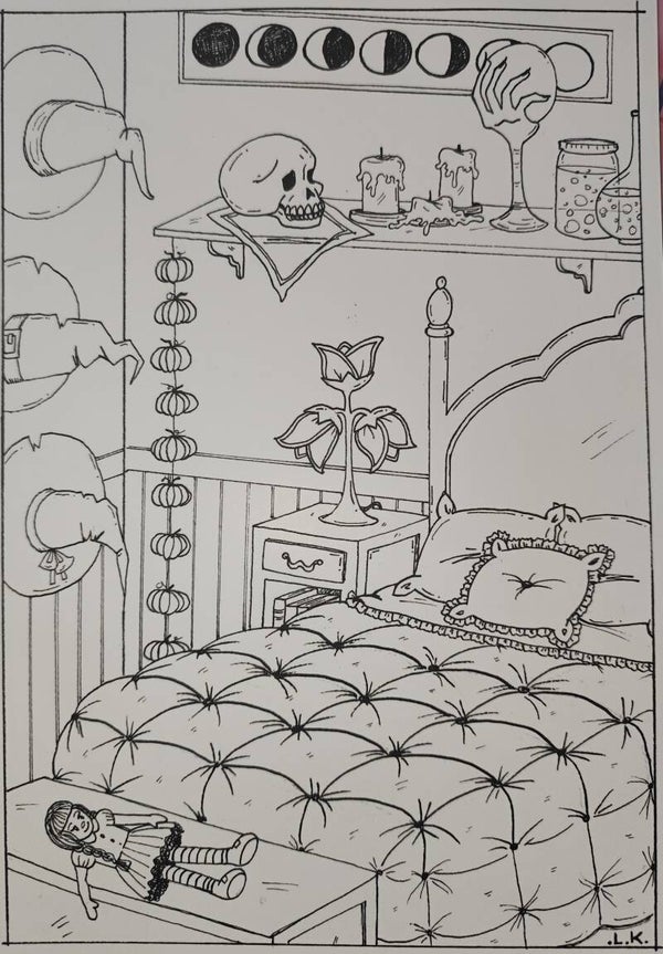 Chambre d'halloween