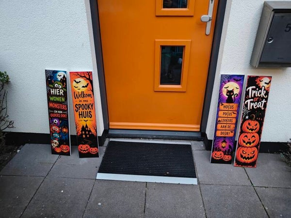 Halloween decoratiebord 76 x 17.5 cm Monsters