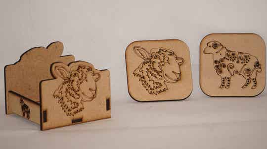 Onderzetters - Schaap