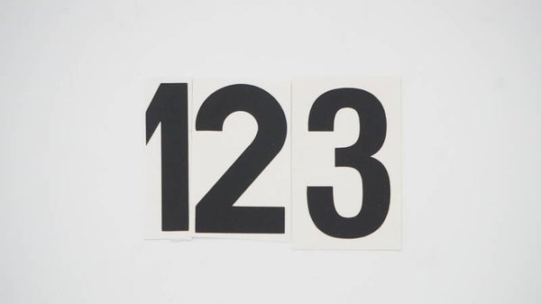 Cijfers zwart 20 cm