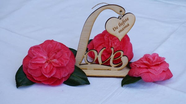 Moederdag houten standaard