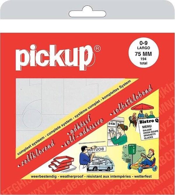 Pickup boekje Largo wit