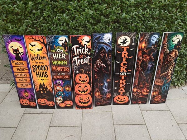 Halloween decoratiebord 76 x 17.5 cm