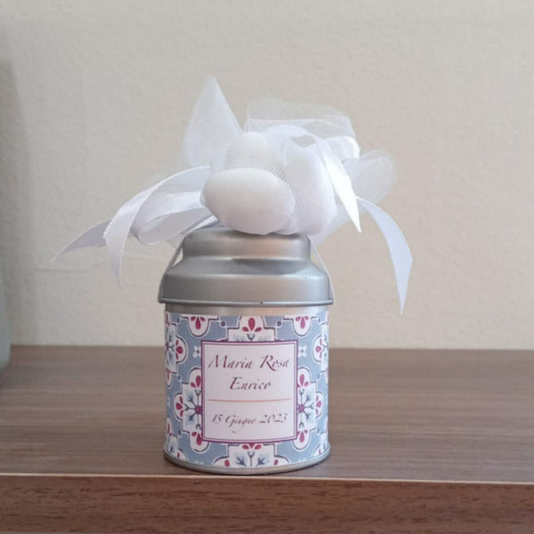Bomboniera in lattina personalizzabile