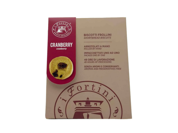 Biscotti Fortini al Cranberry 200 gr