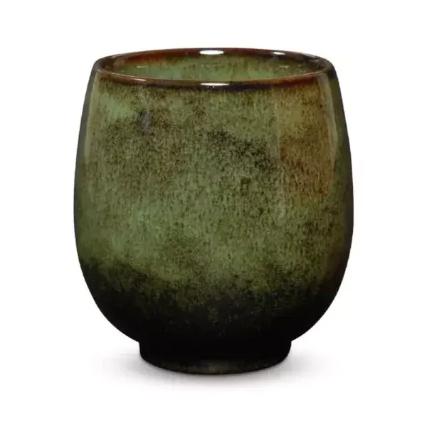 Tazza da tè giapponese Jianzhan 130 ml, verde giada