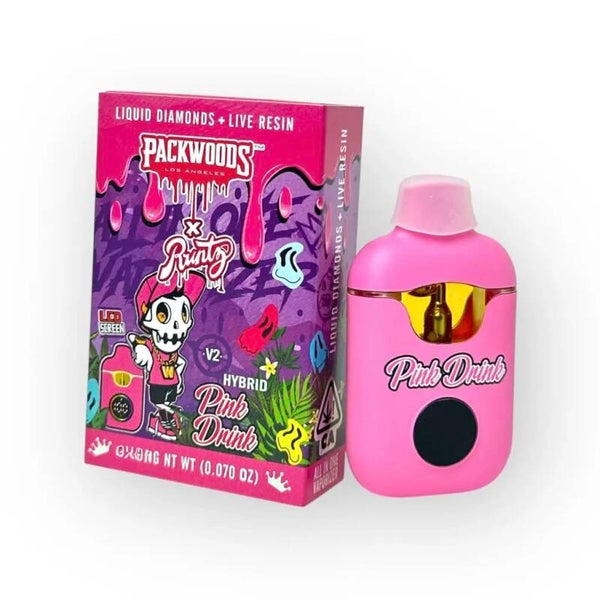 PACKWOODS X RUNTZ LIQUID DIAMONDS LIVE RESIN DISPOSABLE 1ML