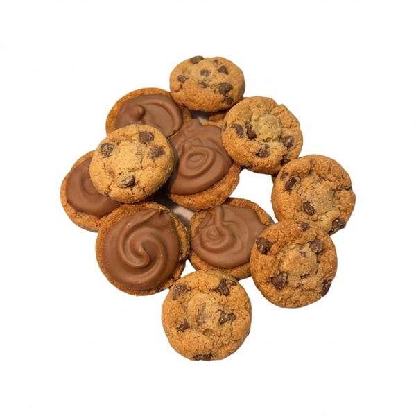 MINI DOUBLE CHOC CHIP COOKIES