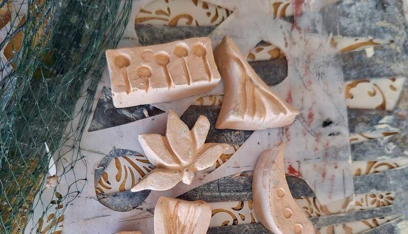 my home made stamps and stencils 