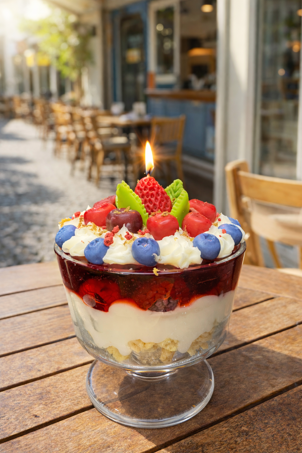 Waldfrucht Dessertkerze