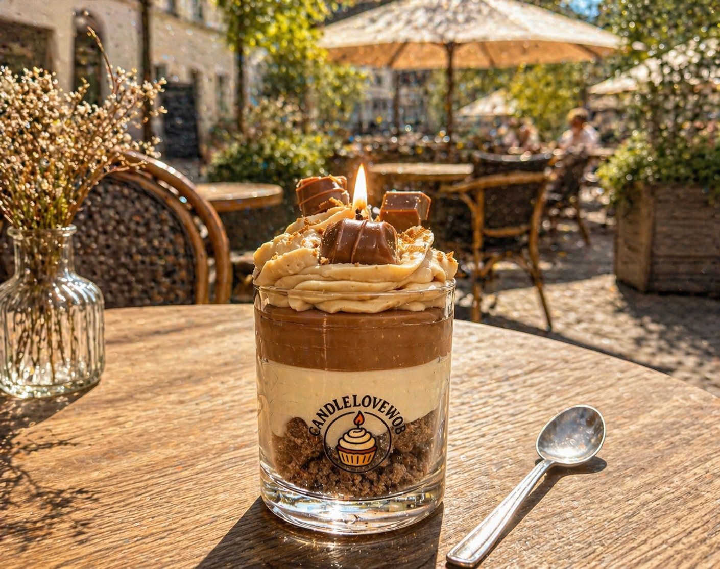 Schoko Traum Dessertkerze
