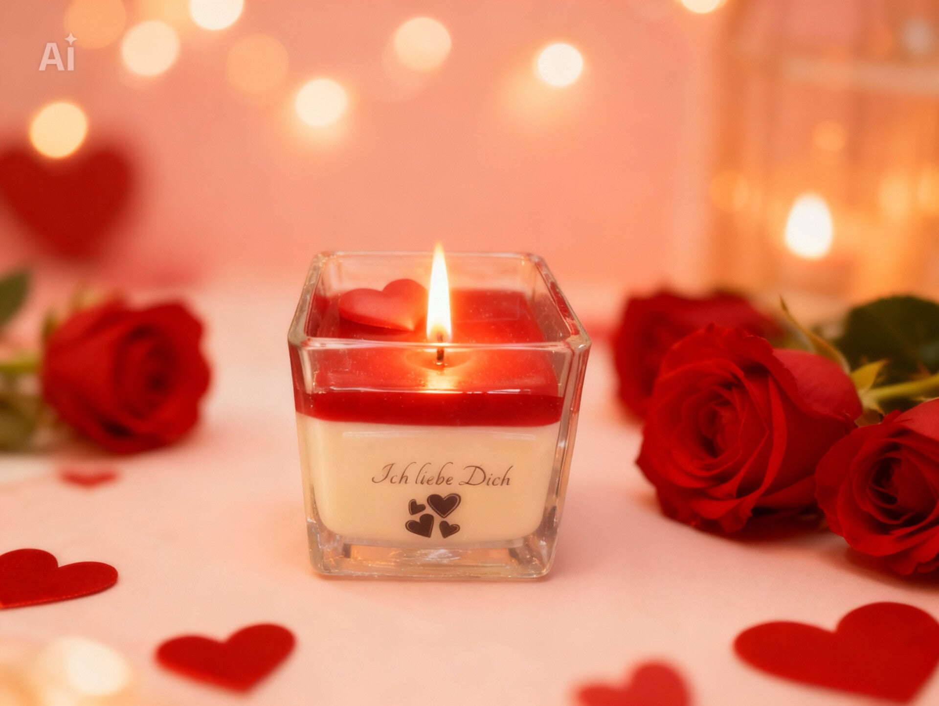 Duftkerze „Ich liebe Dich“