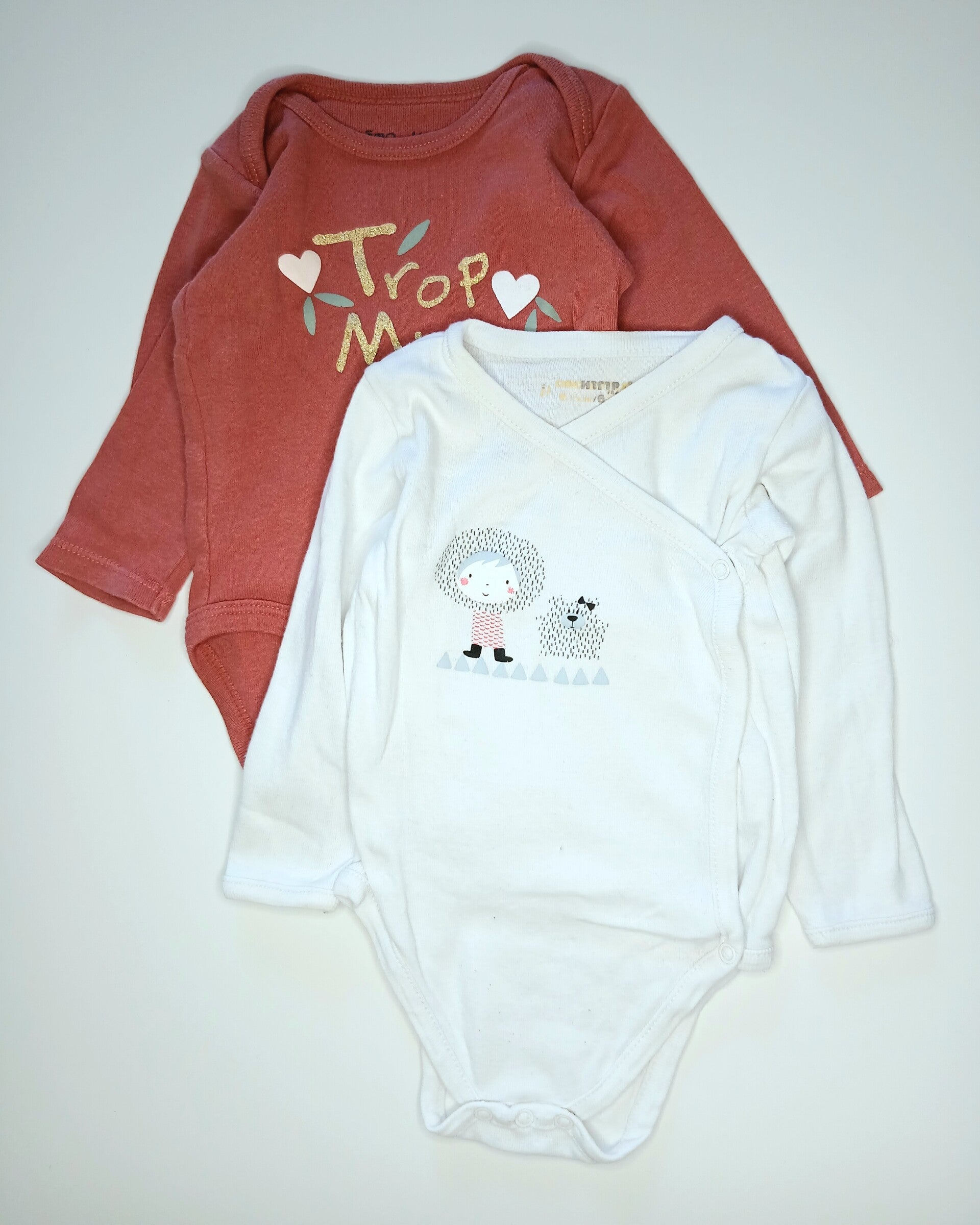 Lot de 2 bodies