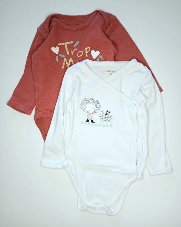 Lot de 2 bodies