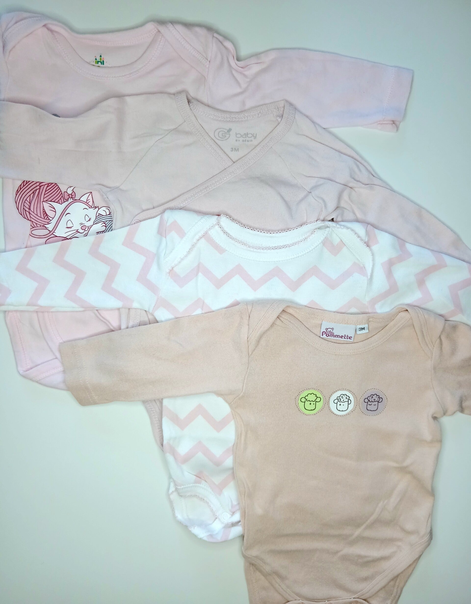Lot de 4 bodies