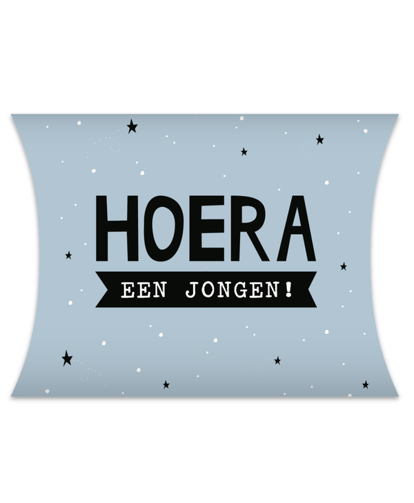 Gondeldoos 'Hoera een jongen' XL