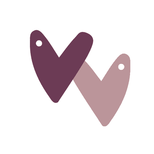 Cadeaulabel 'Hart Blush'