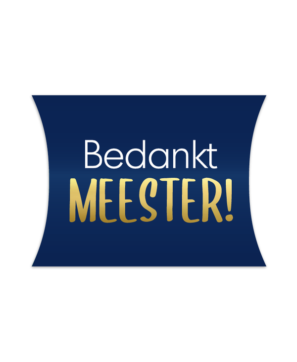 Gondeldoosje 'Bedankt Meester!' S
