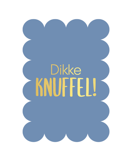 Kaart 'Dikke knuffel!'