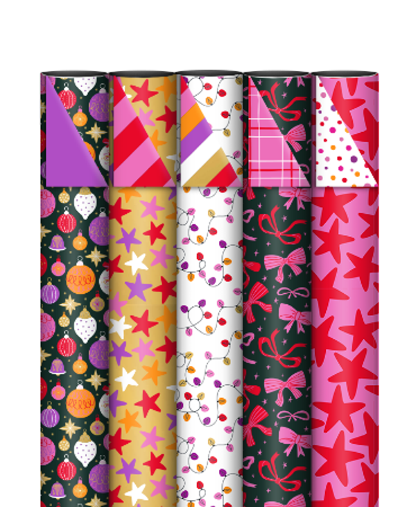 Cadeaupapier Colorful Christmas
