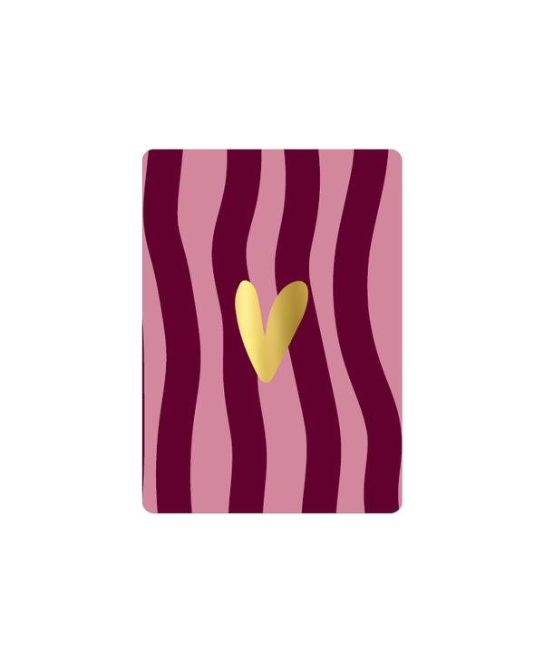 Kaart A7 enkel 'Hart waves'