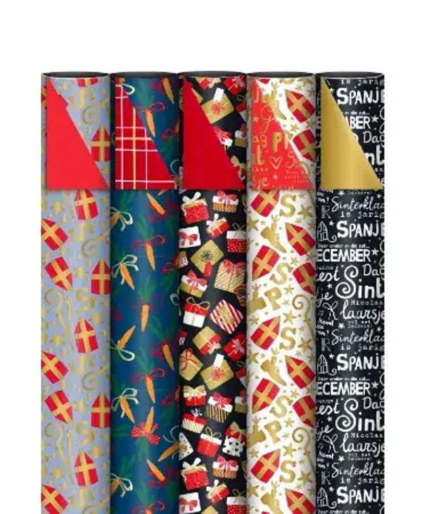 Cadeaupapier Sinterklaas luxe
