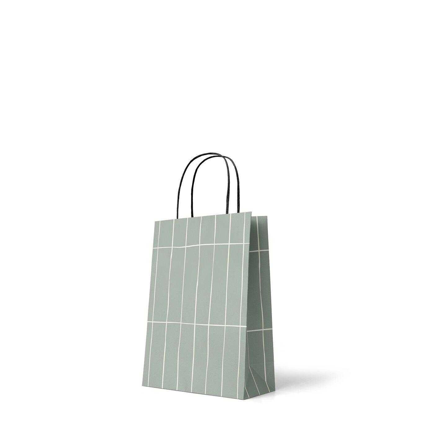 Cadeautasje Slim Tiles petrol/wit S