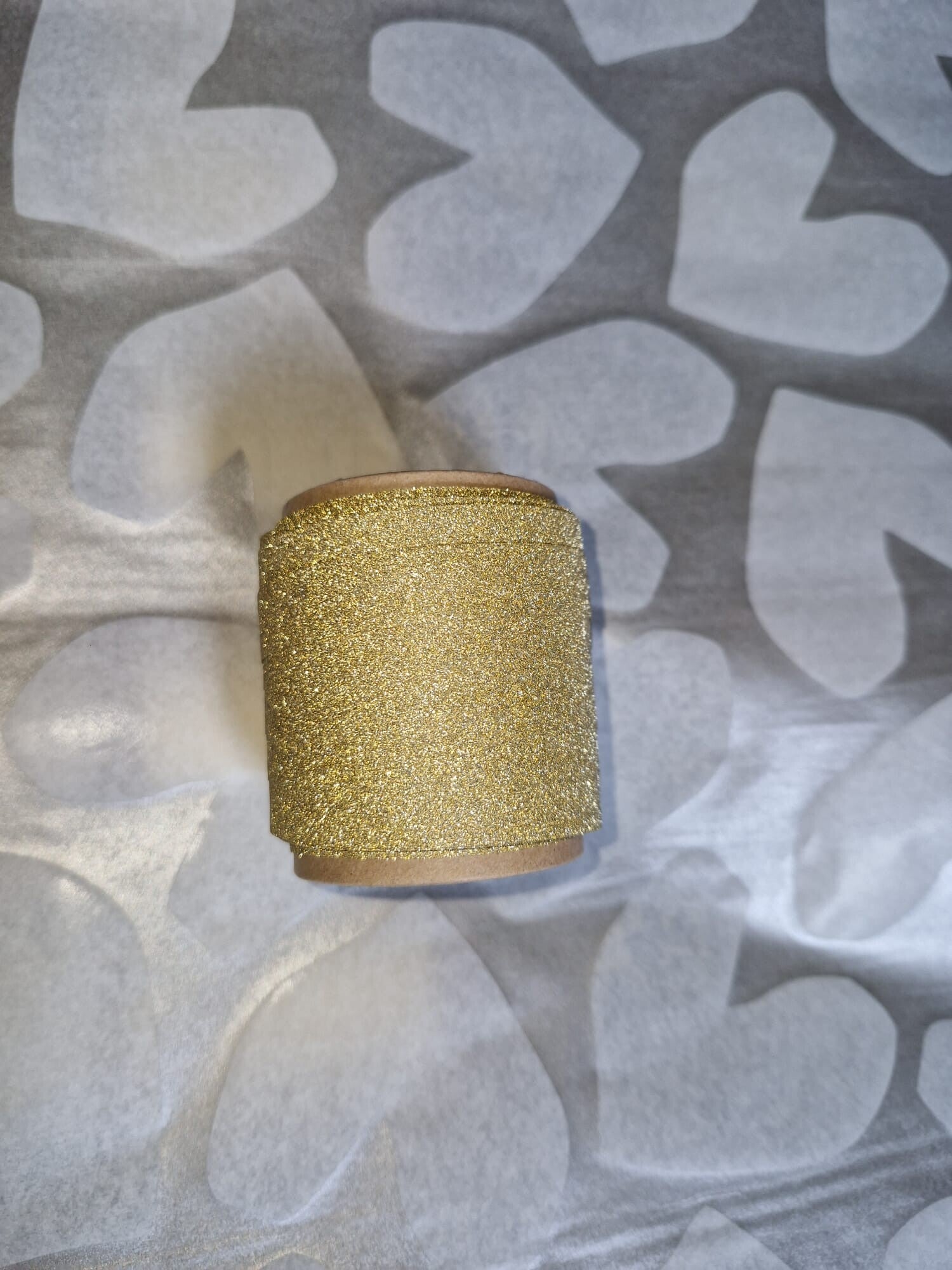 Cadeaulint 'Goud glitter'