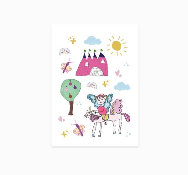 Kaart A6 enkel 'Kasteel'