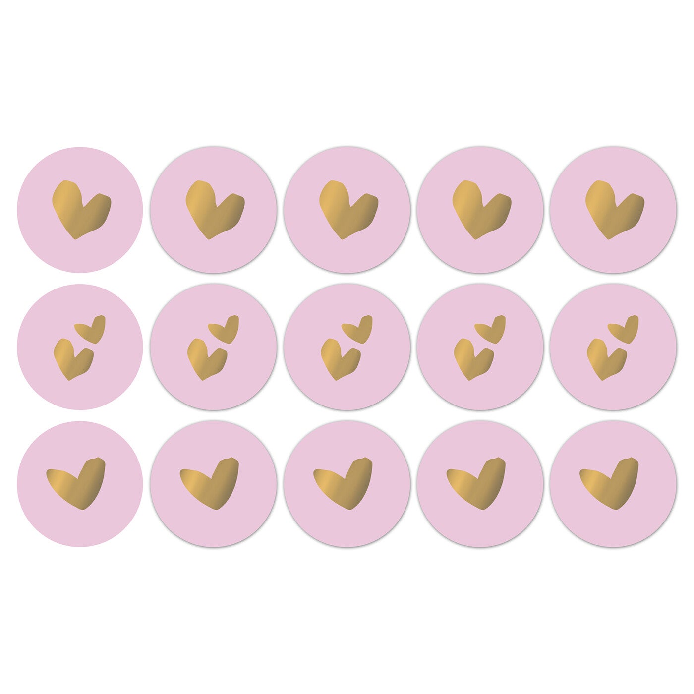 Cadeaustickers Solo Hearts Roze