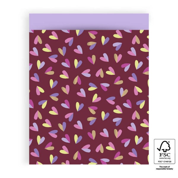 Cadeauzakjes Hearts Duo 27x34 XL