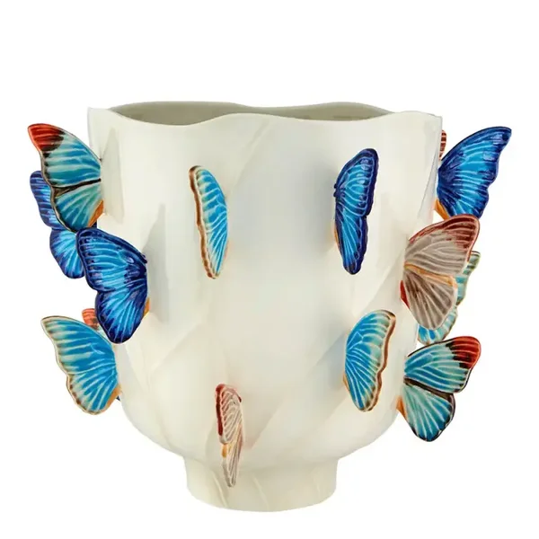 Bordallo Pinheiro Cloudy Butterflies by Claudia Schiffer  XL Hoogte 45 cm